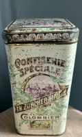 Antike rare Biscuits Blechdose ZURCHER & HOOL Colombier