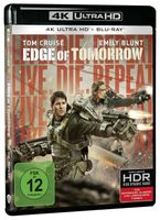 Blu - ray Live Die Repeat: Edge of Tomorrow 4K + Blu-ray