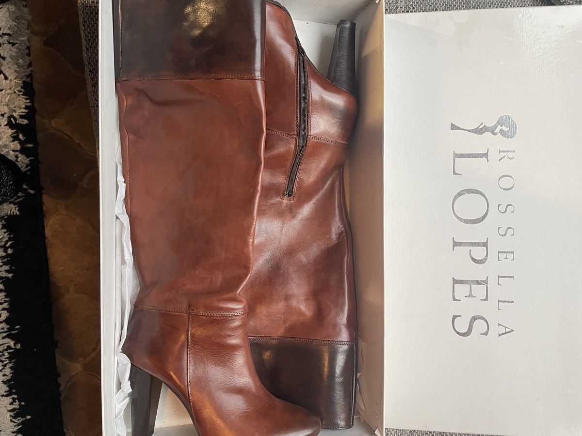 Damenschuhe: Neue Lederstiefel Rossella Lopes – Neu und originalverpackt aus Ermenswil von YanaB 1