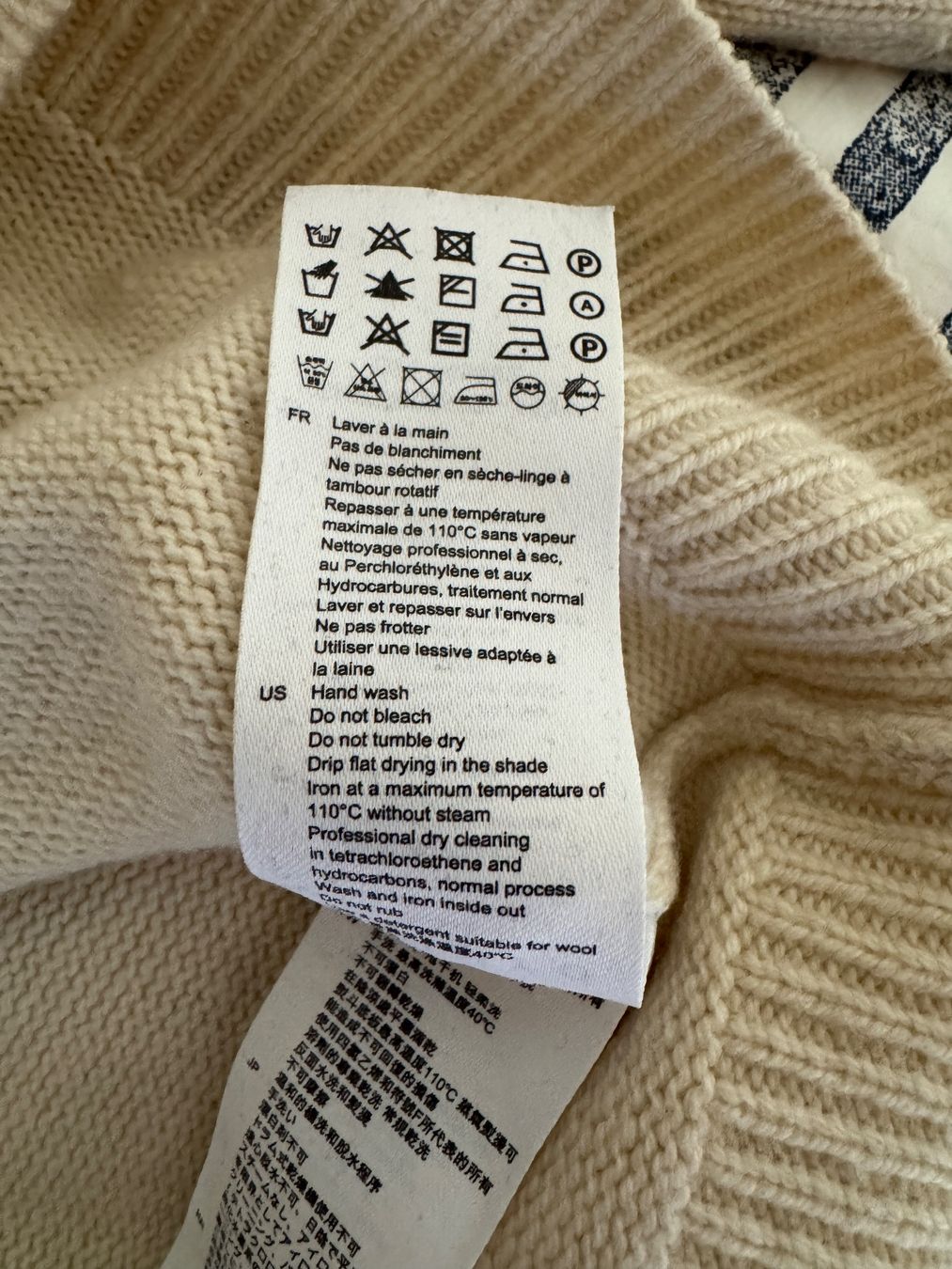Sandro Maglioni & Felpe: Sandro Rollkragenpullover Beige Kaschmir Wolle Yak Grösse S – Usato da Zürich venduto da dodichnobli 4