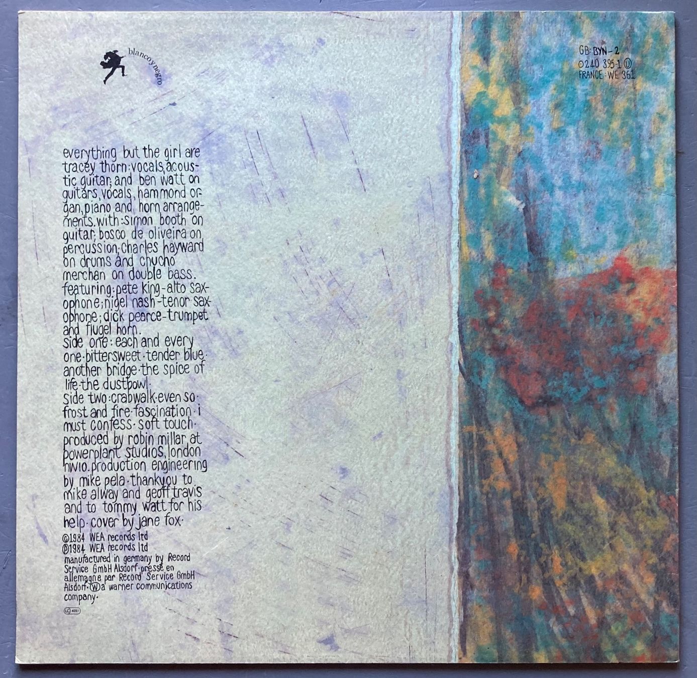 Dischi in vinile: EVERYTHING BUT THE GIRL - EDEN – Usato da Poliez-Pittet venduto da Newtown-Records 1