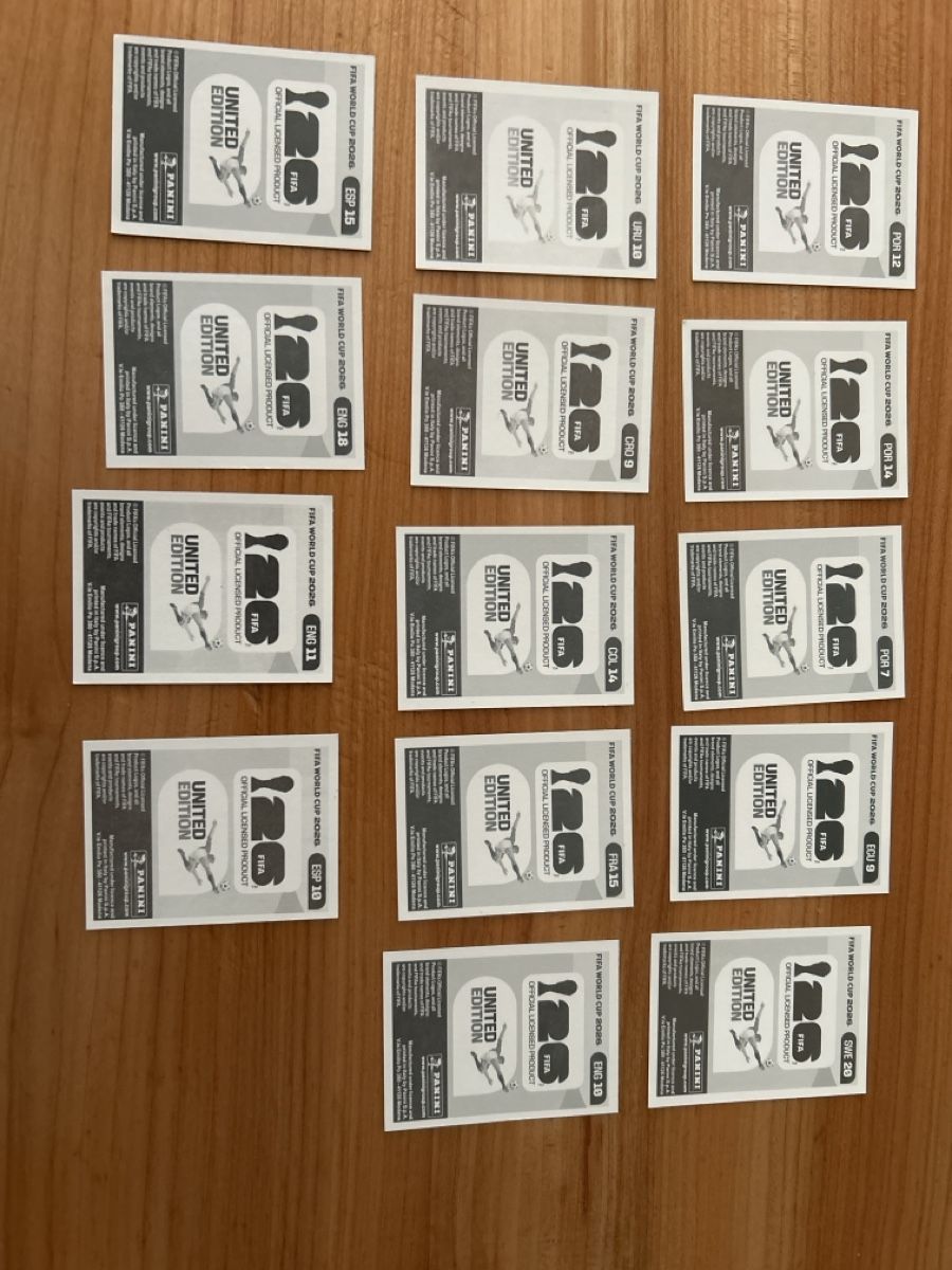 Panini Sammelbilder & Trading cards: Panini 2026 - 14 Topspieler – Neu und originalverpackt aus St. Gallen von mic_2tbq 1