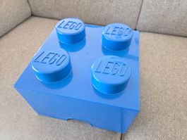 Brique de rangement LEGO bleue
