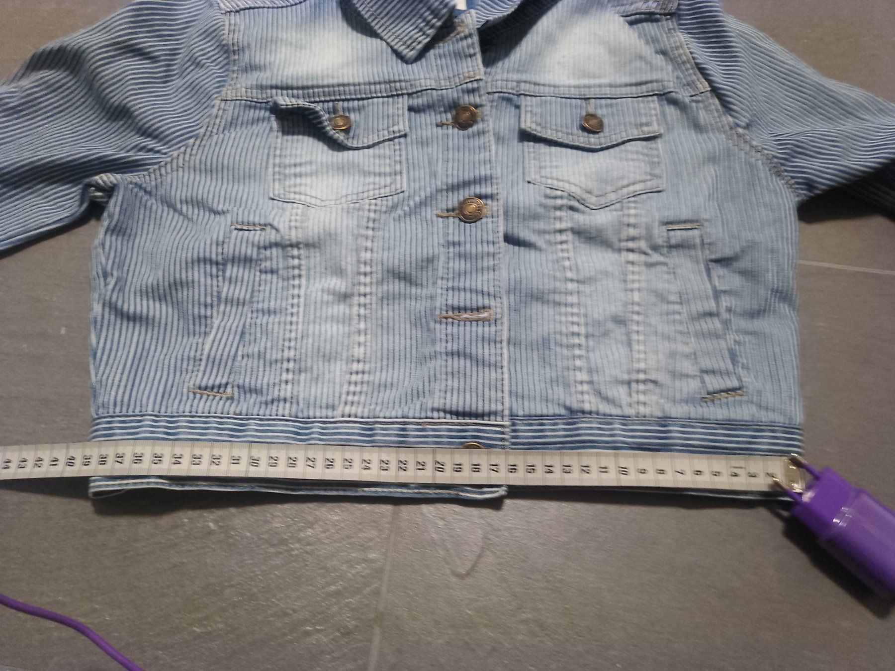 Giacche: Jeansjacke gestreift – Usato da Adliswil venduto da ssc_z8q6 4