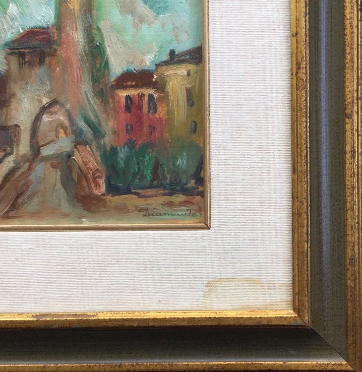 Luigi DIAMANTE (19041971) Stadt Ansicht Gemälde Kaufen auf Ricardo