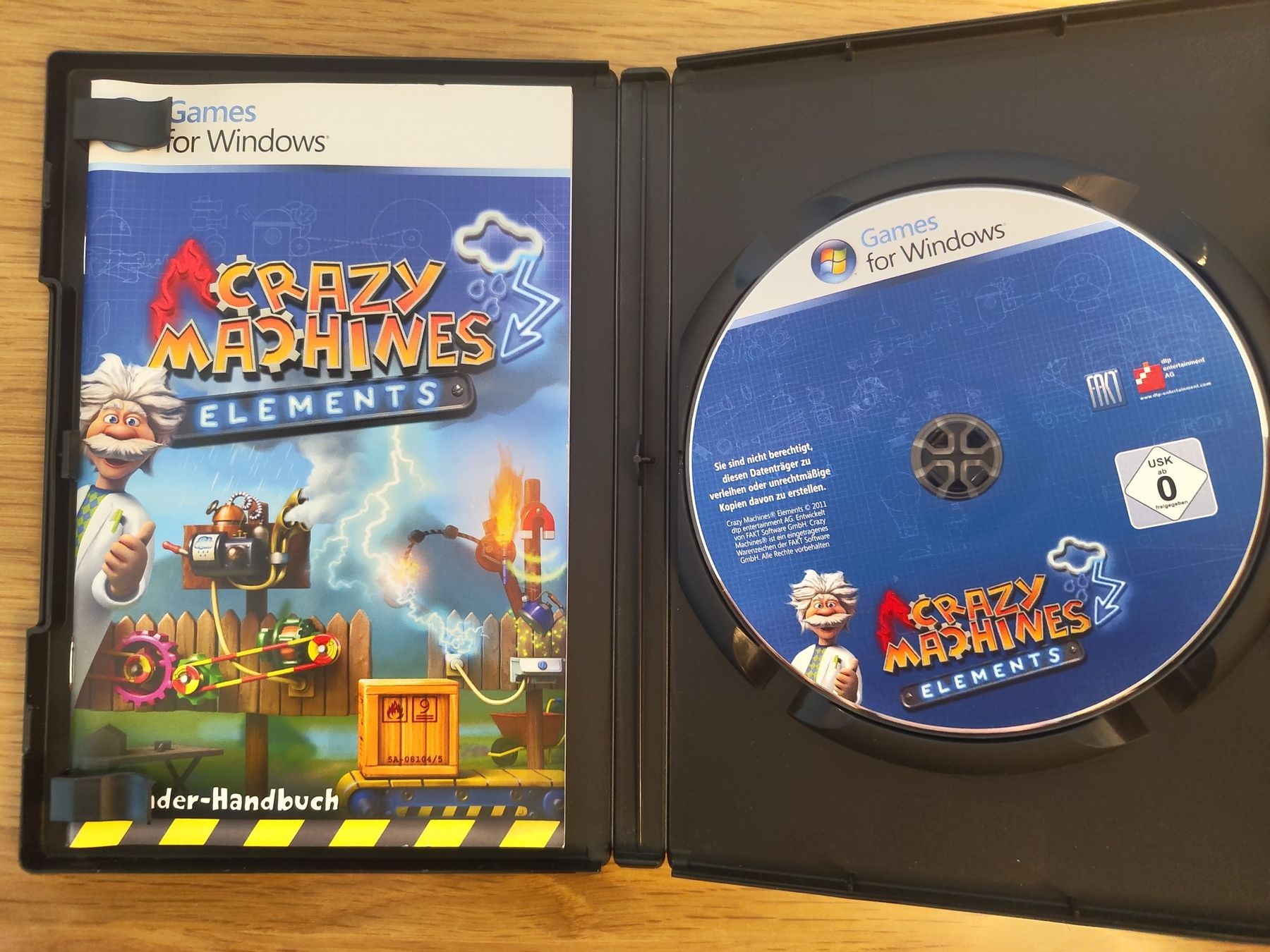 Giochi: PC Spiel Crazy Machines Elements Games for Windows gut – Usato da Langenthal venduto da Tisii_02 1
