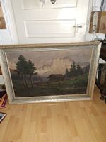  Ölgemälde antik Heinz Pinggera  120x90 gross um 1905