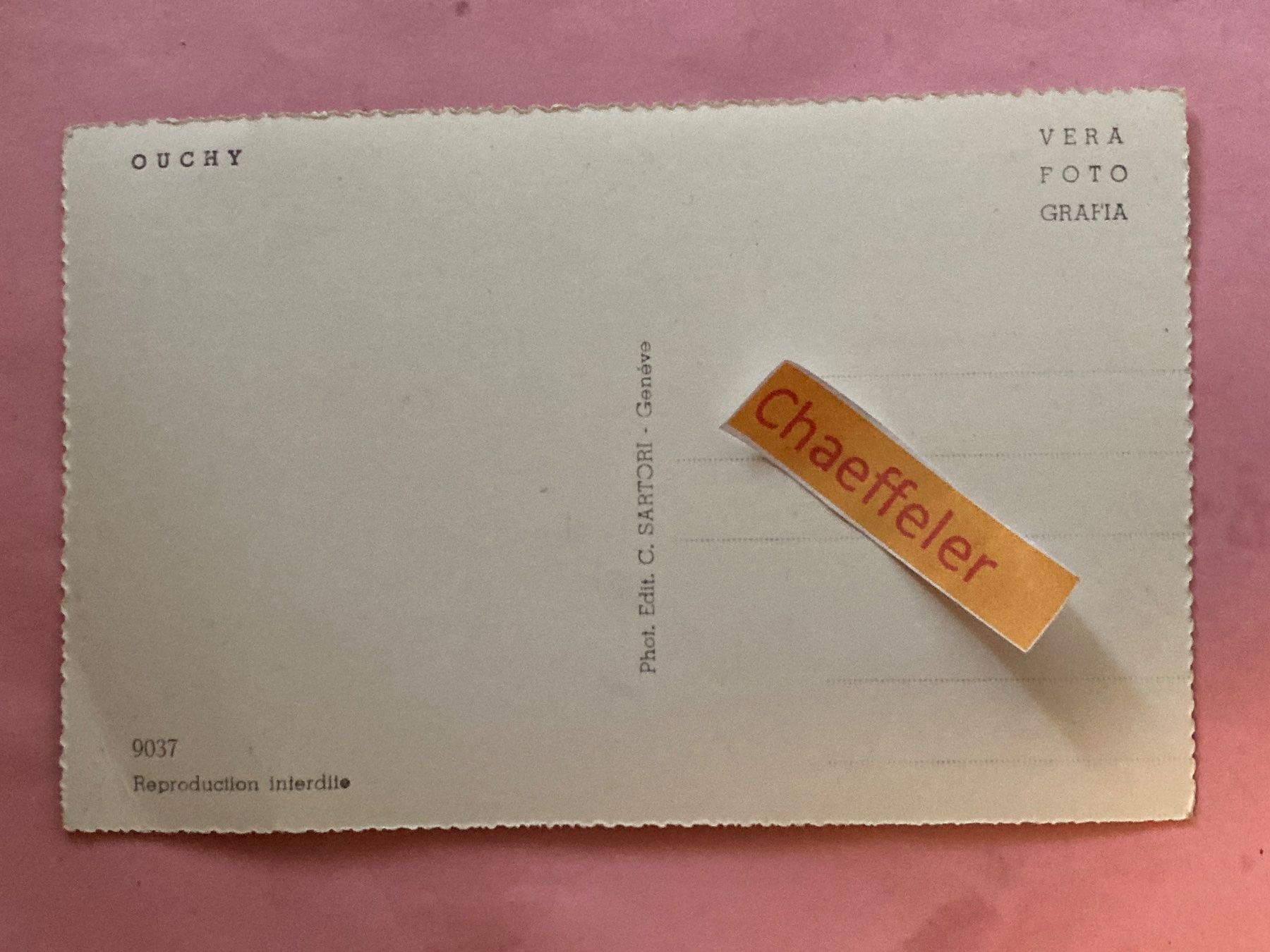 Cartes postales: Ouchy – D'occasion à Zürich par Chaeffeler 1