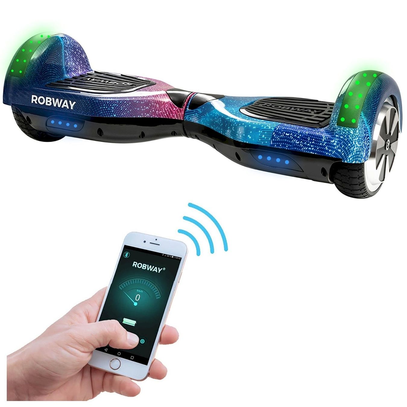 Robway Hoverboards: Robway W1 Hoverboard 2.0 Shooting Star – Neuf avec emballage d'origine à Bottighofen par zaap