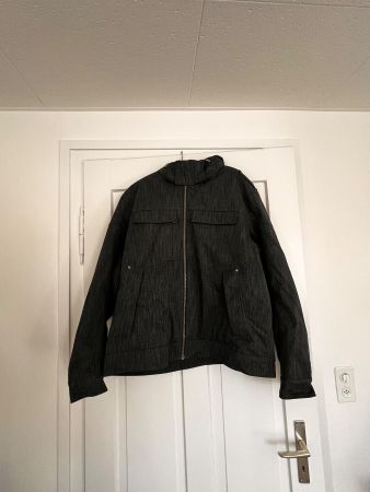 Herrenjacke Grösse 3XL, Dunkelgrau mit Kaputze