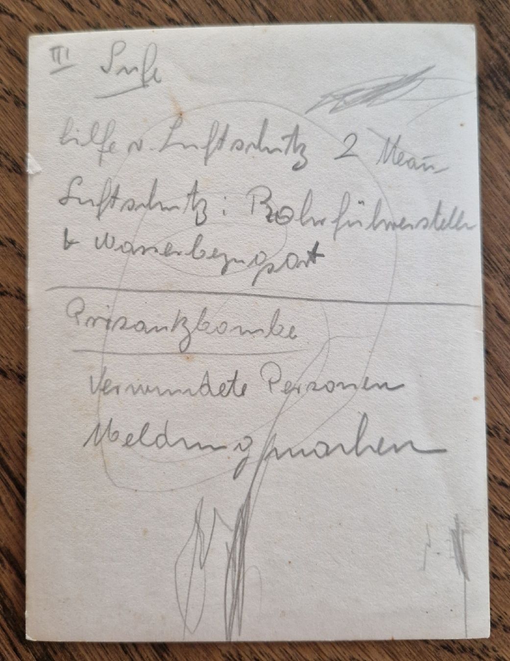 Poster & Bilder: Photo Luftschutzübung ca 1940 – Gebraucht aus Ebikon von Donar50 2