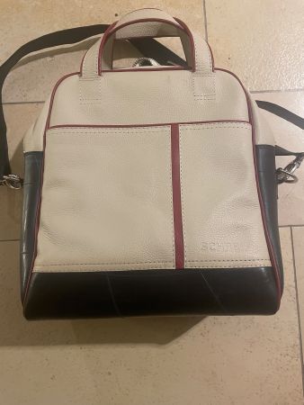 SCHREIB Upcycling Tasche / Rucksack – Echtes Leder