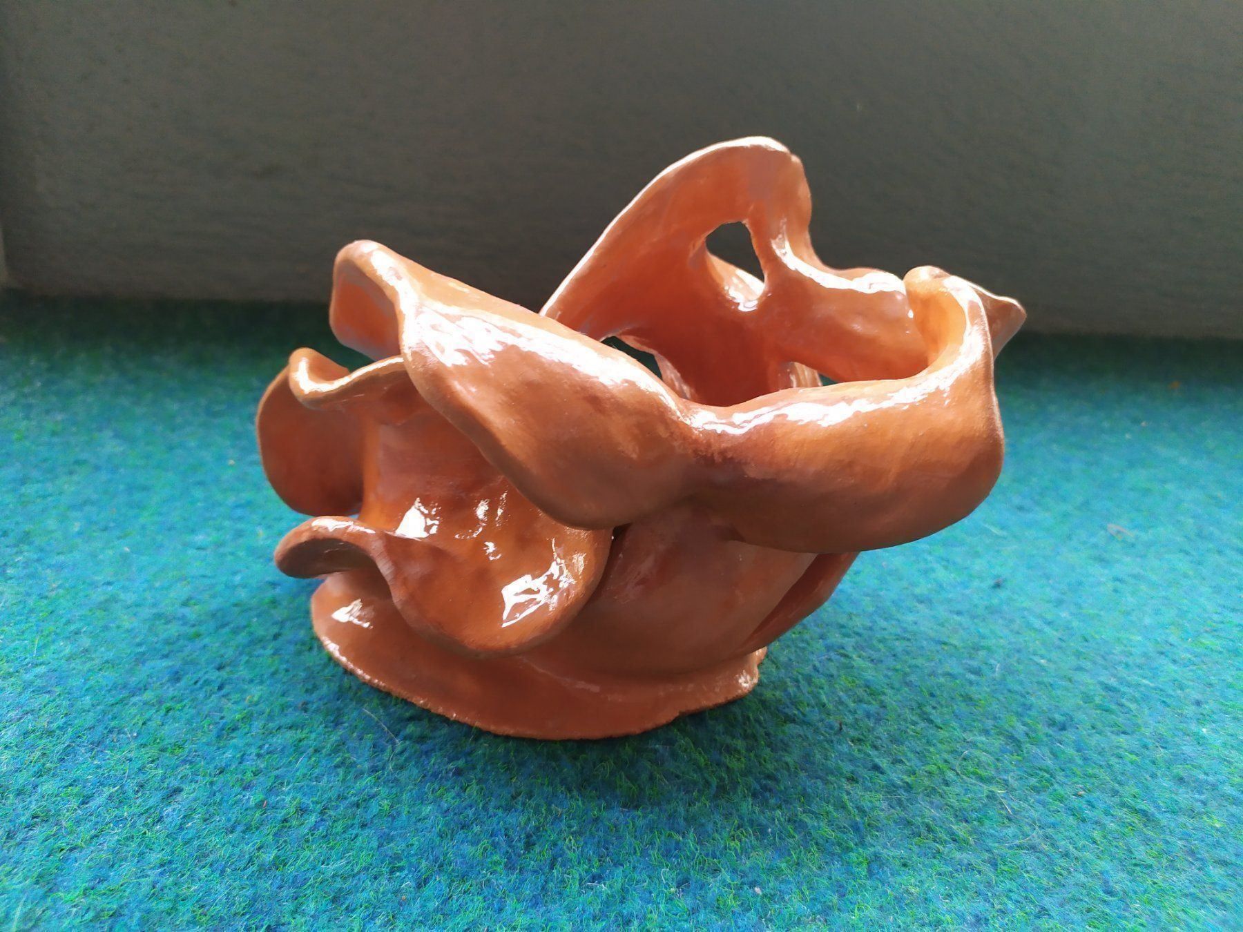 Skulpturen & Statuen: ART BRUT VASE "FRATZ-MANN", Ton+Glasur – Neu (gemäss Beschreibung) aus Aarau von Unikumlis_ArtBrut 5