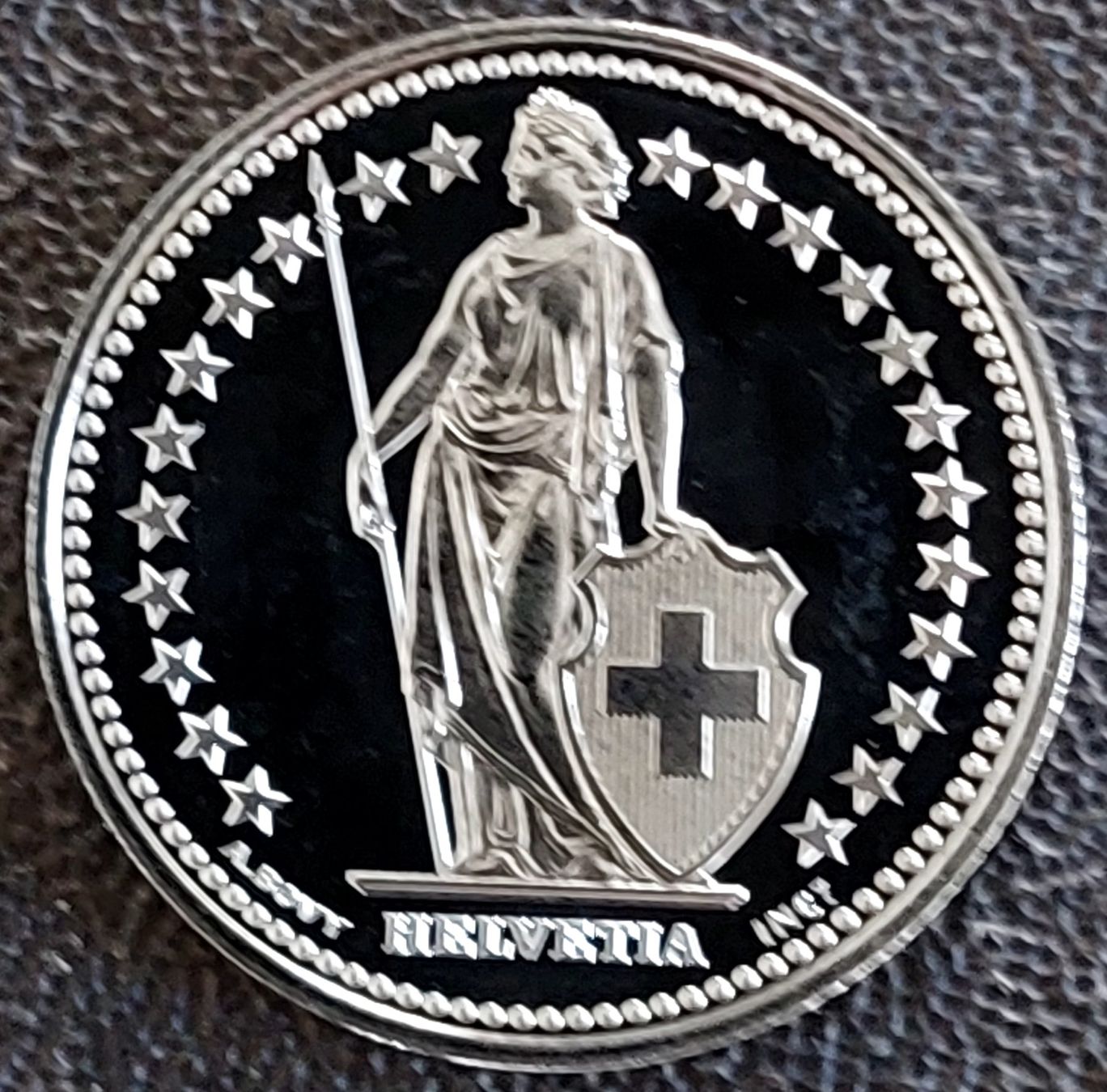 Tutti le monete: 1 Franken 2026 stgl. / aus Münzsatz – Nuovo (secondo la descrizione) da Arch venduto da coinsandmore 1