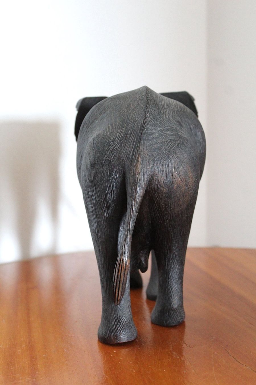 Statuette: Alter Schwerer, Maserholz Elefantenbulle, – Usato da Locarno venduto da fripui 8