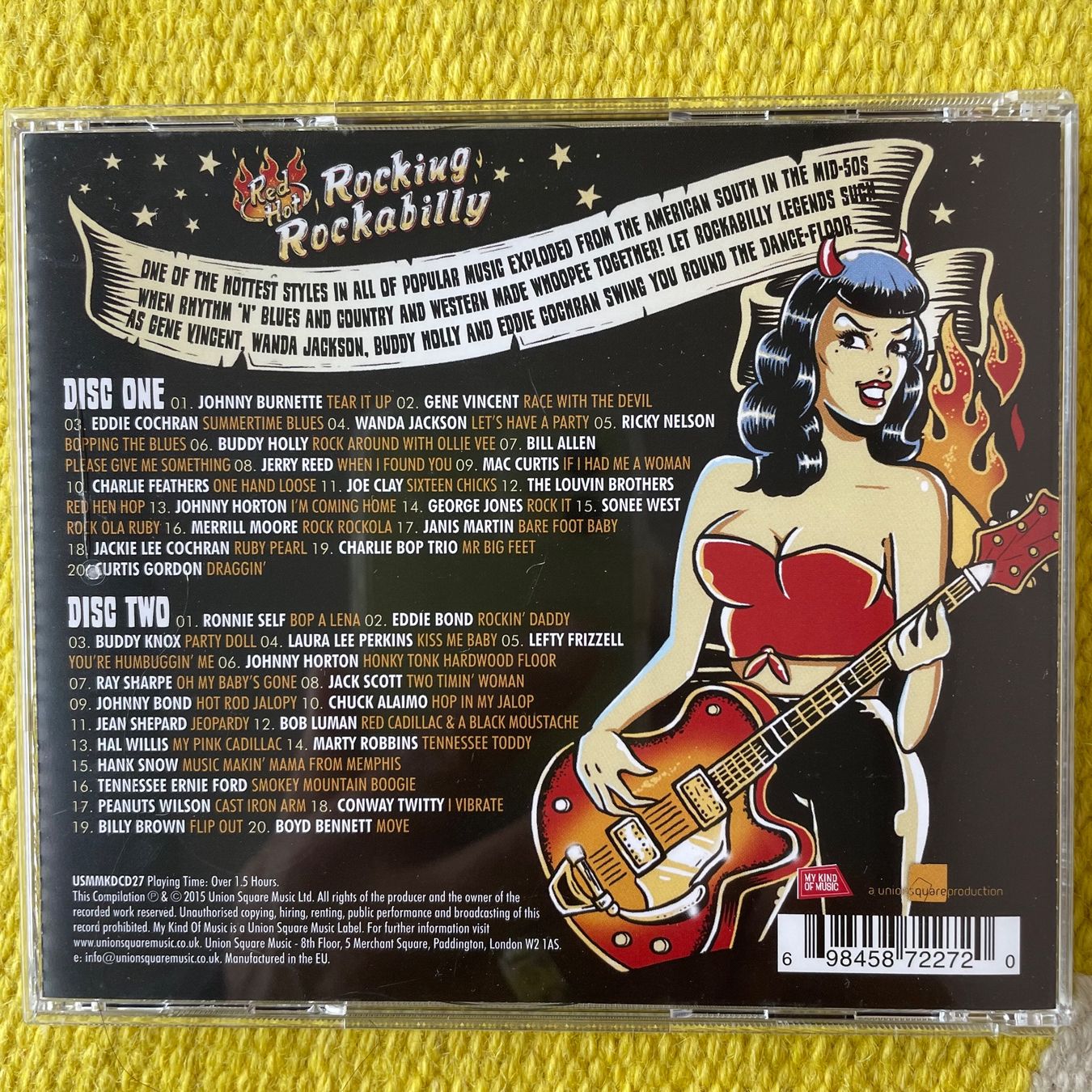 CDs: ROCKING ROCKABILLY-2CD 40 HOT ROCKABILLY TRACKS – Gebraucht aus Rorschacherberg von CD-Roli 1