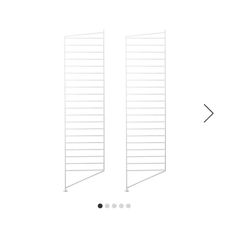 String Scaffali: String Bodenleitern 2 Stück, weiss, 115x30cm – Nuovo (secondo la descrizione) da Deitingen venduto da neroasdf