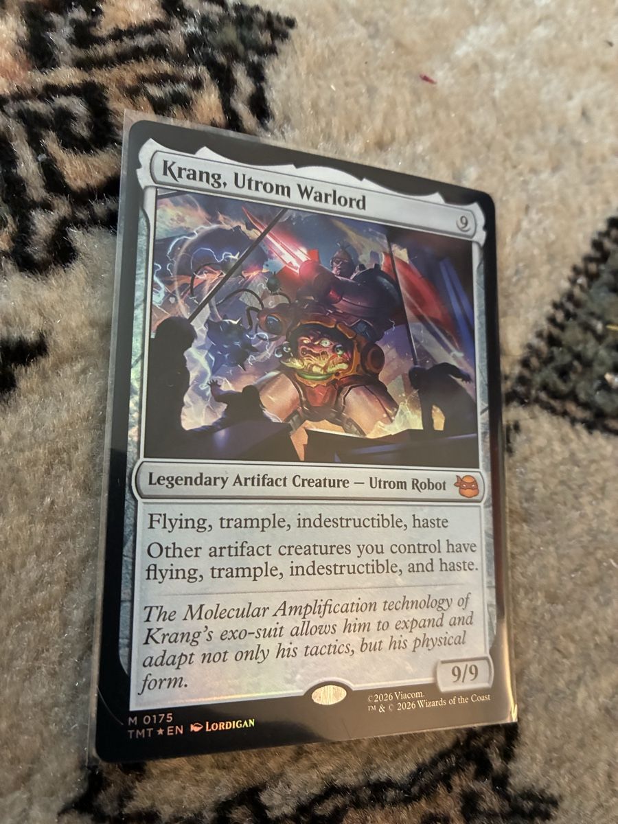 Magic The Gathering Carte collezionabili: MTG: Krang, Utrom Warlord M0175 Foil – Nuovo (secondo la descrizione) da Basel venduto da leinaz
