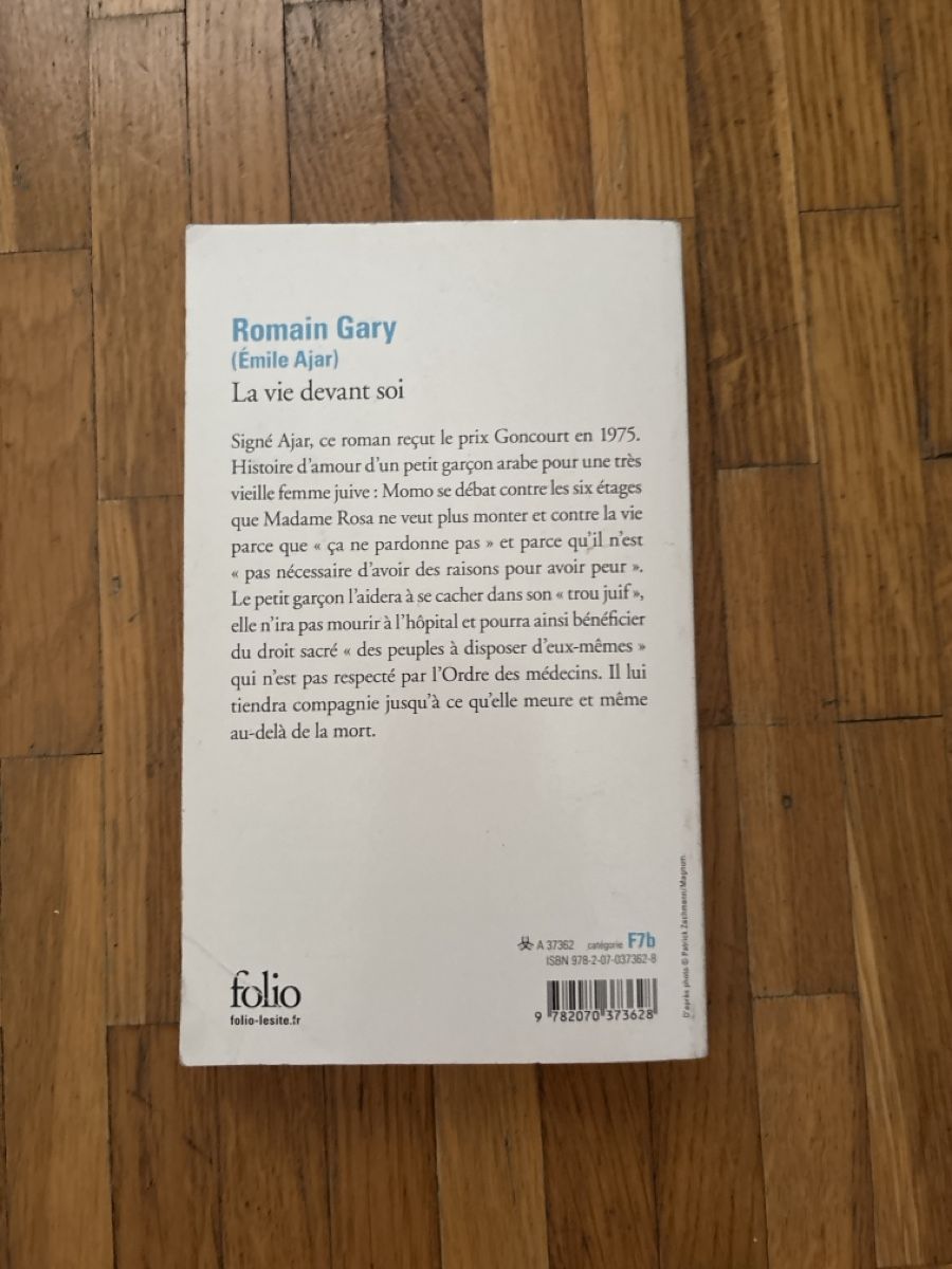 Bücher: Romain Gary La vie devant soi book good condition – Gebraucht aus Le Grand-Saconnex von mar_wby6