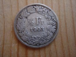 (P2) 1/2 Franken 1903