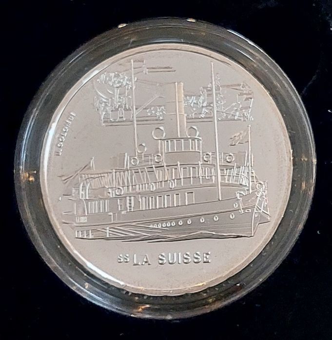 Alle Münzen: 20 Franken 2018 Silber pp Dampfschiff La Suisse Box – Neu (gemäss Beschreibung) aus Arch von moneyswiss 1