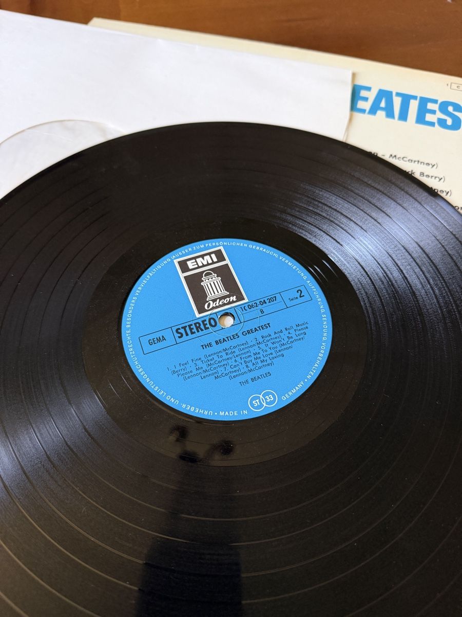 Dischi in vinile: Disque vinyle The Beatles Greatest EMI Odeon Stéréo – Usato da Lutry venduto da Akombi 2