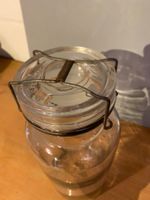 Glashalter mit Bügelverschluss 1 Stck. Glasbehälter Vintage