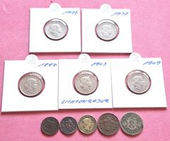 SCHWEIZ AB 1850 - MIT 1 RAPPEN 1878 UND 1902