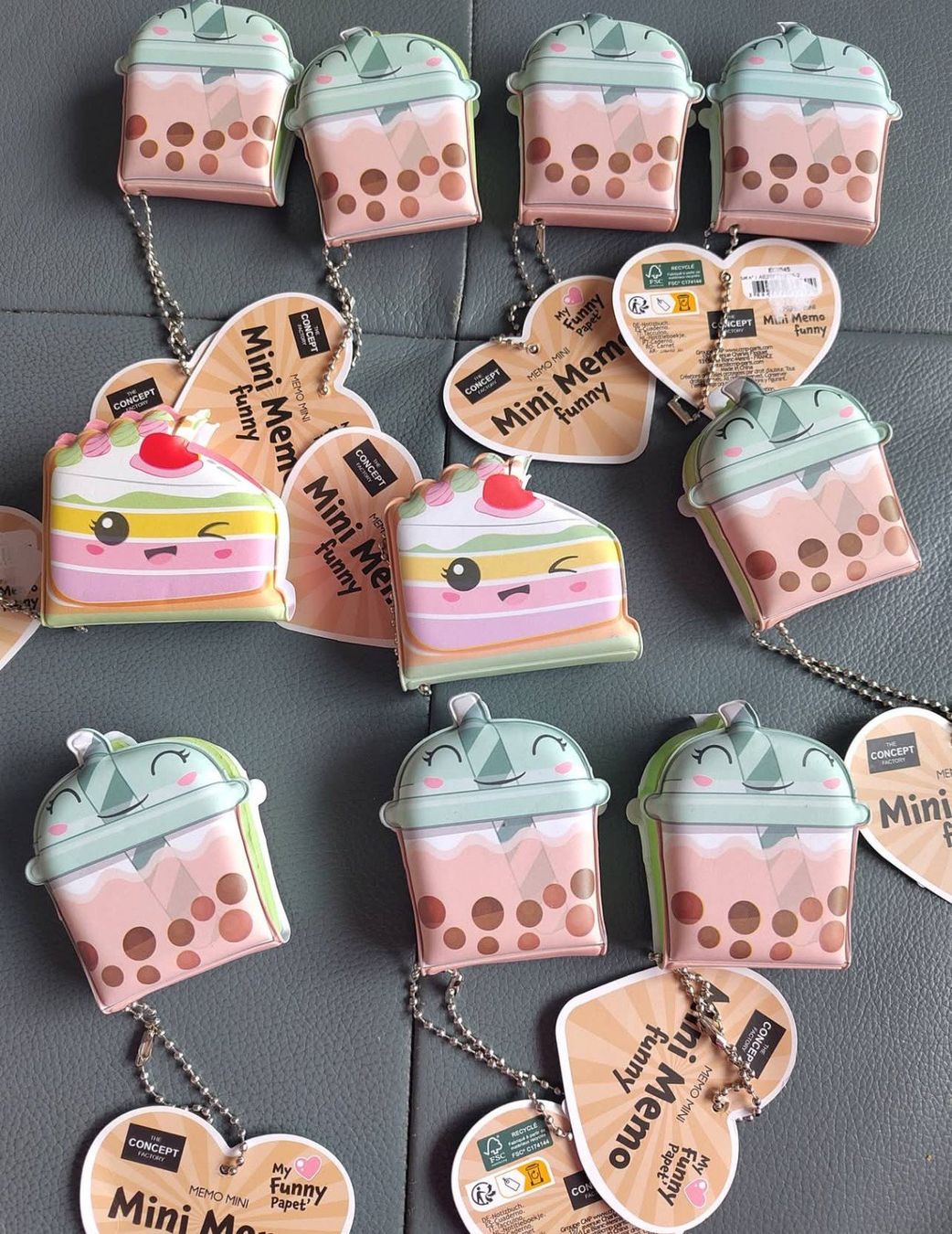 Blocchi: 10 Stk Notiz Büchlein Memo Cake Bubble Tea neu – Nuovo e nell'imballaggio originale da Leuggern venduto da Pummi19