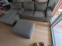 IKEA KIVIK Sofa + Liege + Hocker