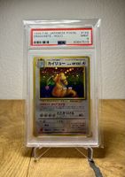 1996 Japanese Fossil Dragonite Holo Card PSA 9 Mint