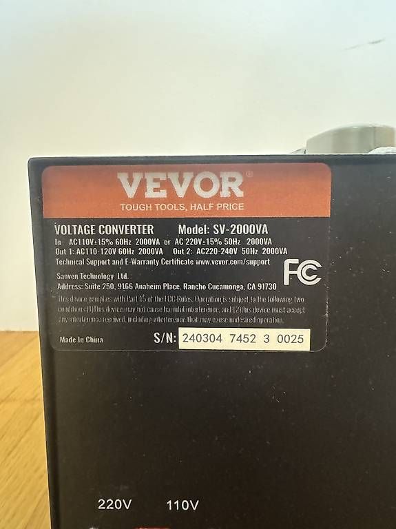 Inverter: Spannungswandler 2000W - 110V - 230V – Usato da Stansstad venduto da saldo95 2