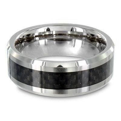 Anelli: Tungsten (Wolfram) Ring mit Carbon Inlay – Nuovo (secondo la descrizione) da Arbon venduto da Helmuth 1