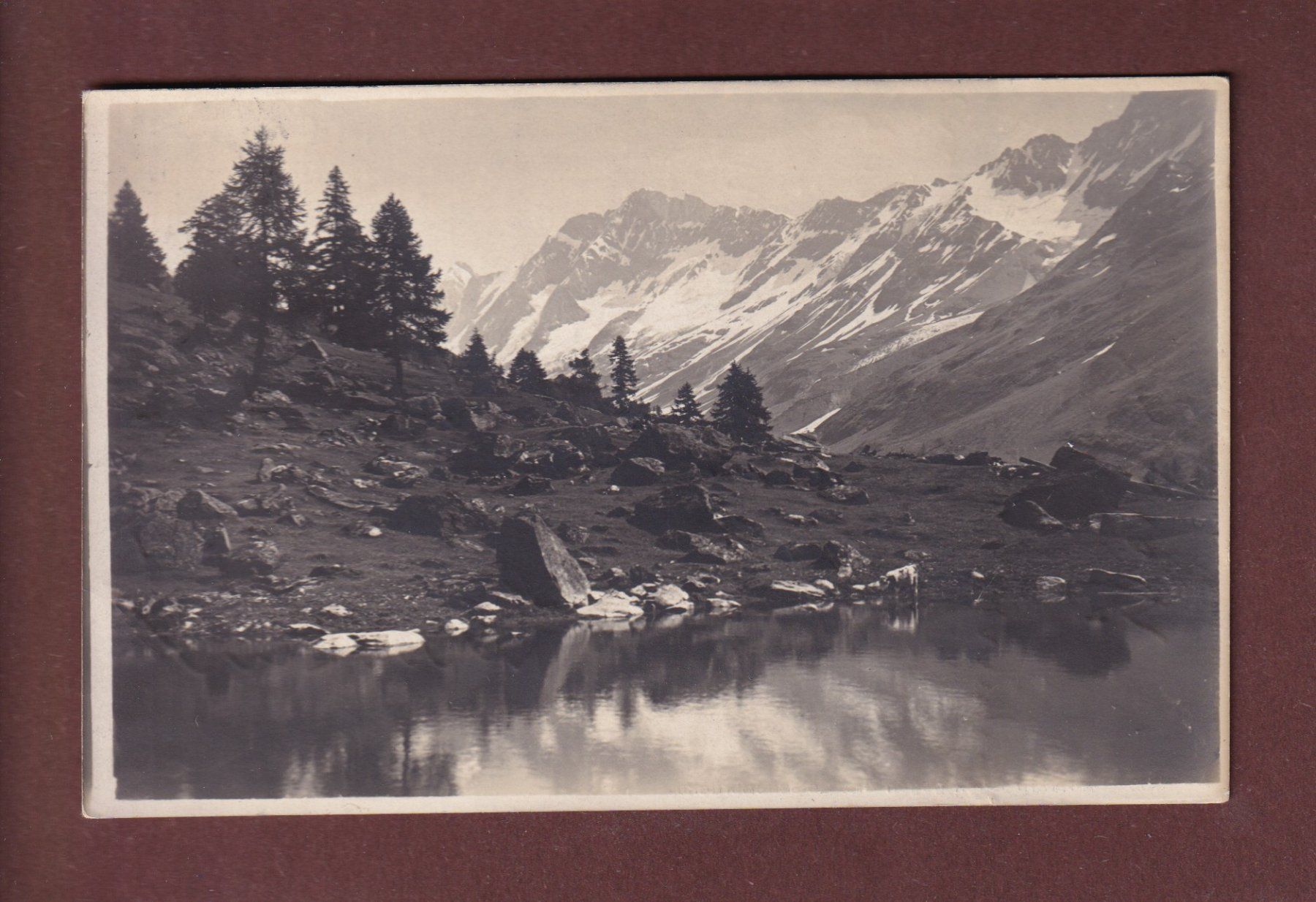 Cartoline postali: FAFLERALP - Lötschenbrücke - 1920 – Usato da Pully venduto da nicecards-shop