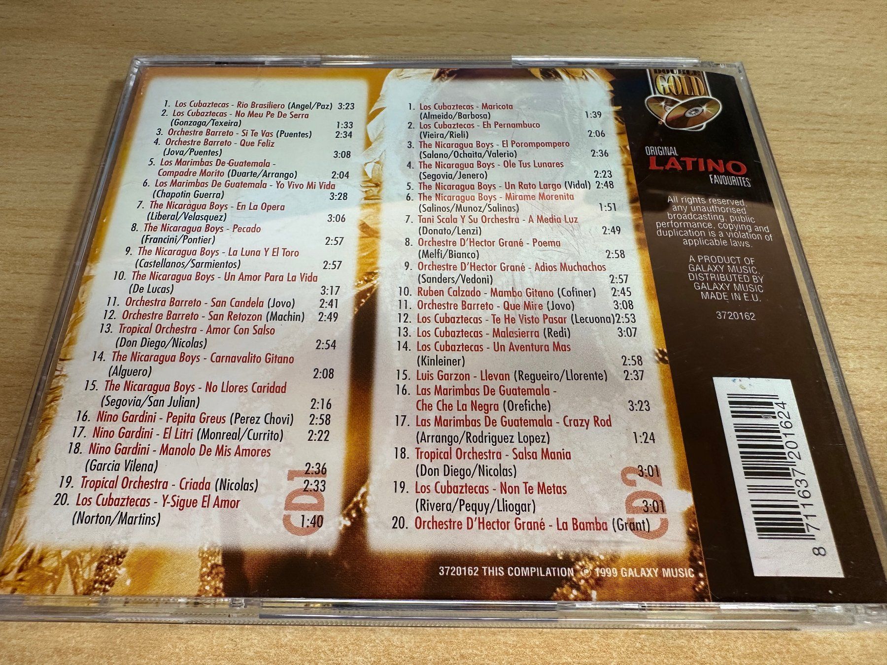 CD: Y3 Various - Original Latino Favourites - 2 CD – Usato da Rikon im Tösstal venduto da Alpenmutz 1