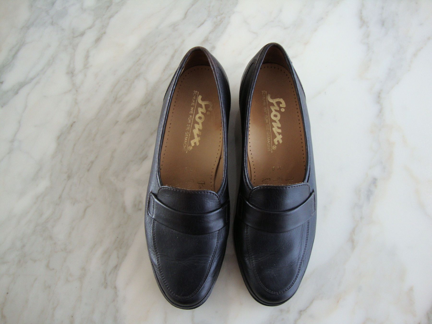 Scarpe da donna: Eleganter Halbschuh, Sioux, dunkelbraun – Usato da Zürich venduto da Senga05 1