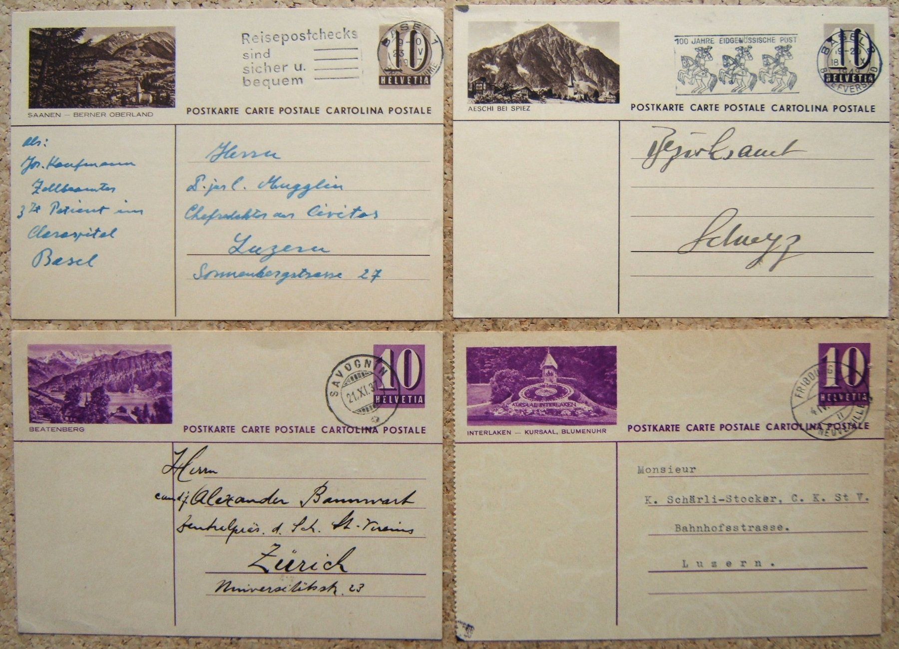 Tous les timbres: 4 BPK KANTON BERN – D'occasion à Brunnen par Nonne04