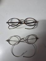 Antike Brille, runde Gläser