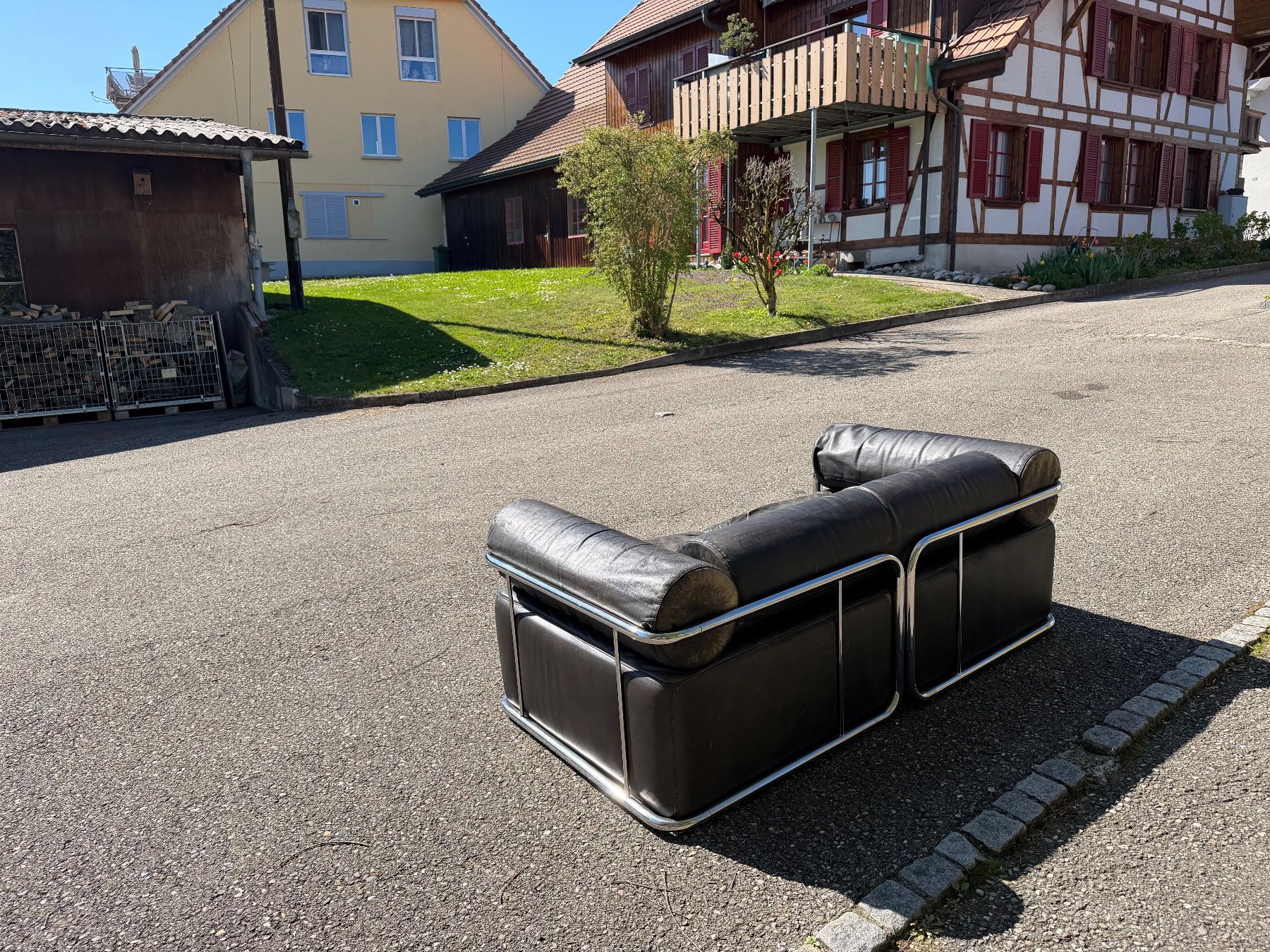 Divani: Sofa Leder Ledersofa Design Friedrich Strässle ab 1.- – Usato da Grenchen venduto da Design-Outlet 2