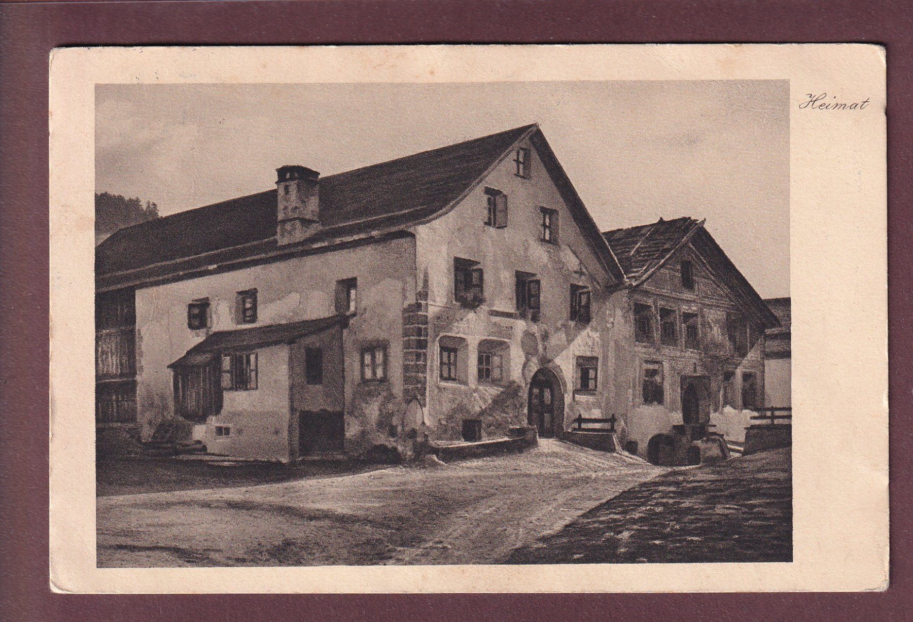 Cartoline postali: GRAUBÜNDEN - Heimat - 1924 Bahnpost – Usato da Pully venduto da nicecards