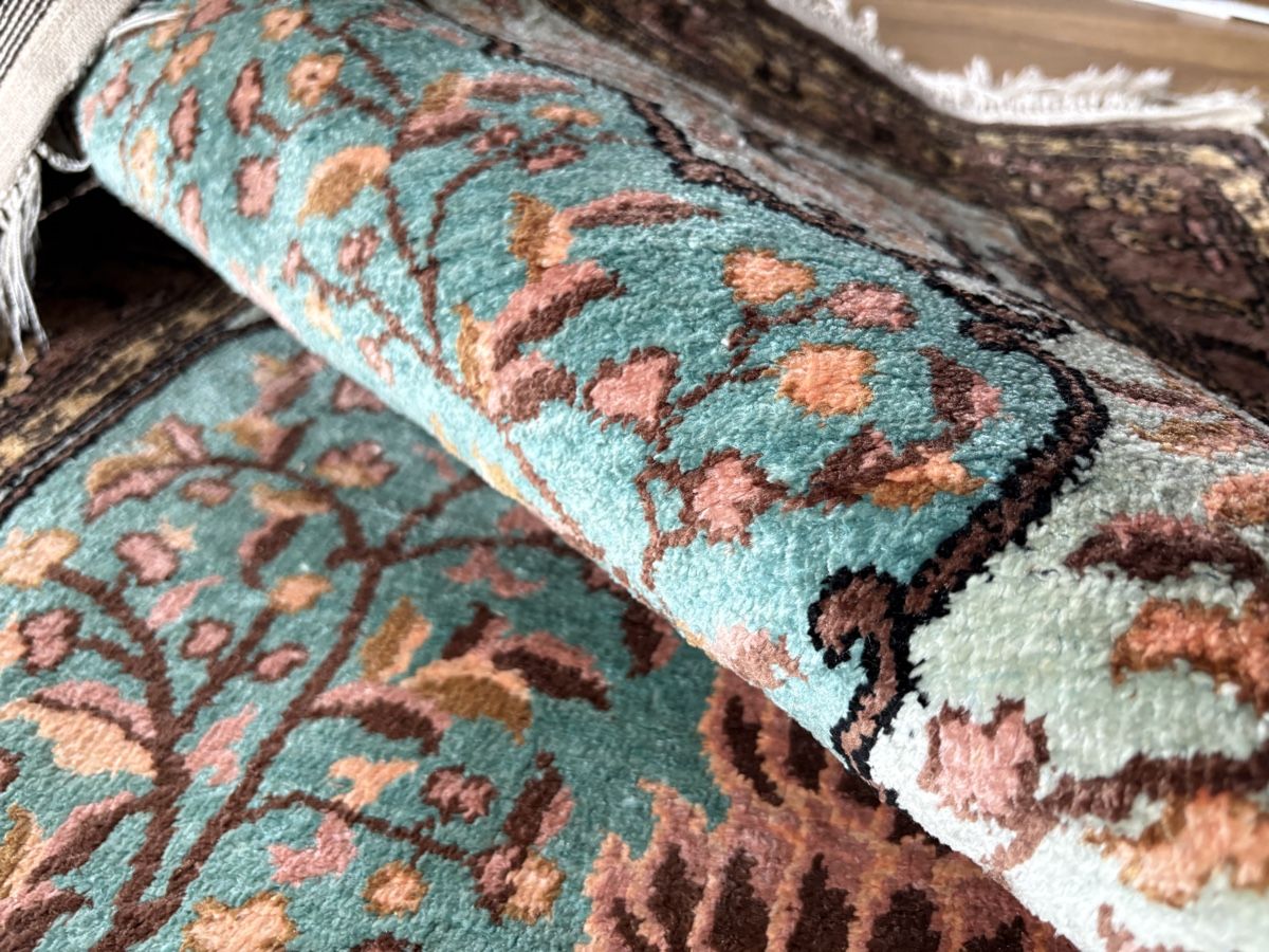 Tappeti: Lebensbaum handgeknüpfter Seidenteppich – Usato da Bennau venduto da Mayer_Carpets 7