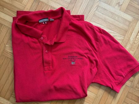 NAPAPIJRI Poloshirt, Gr XL, Rot