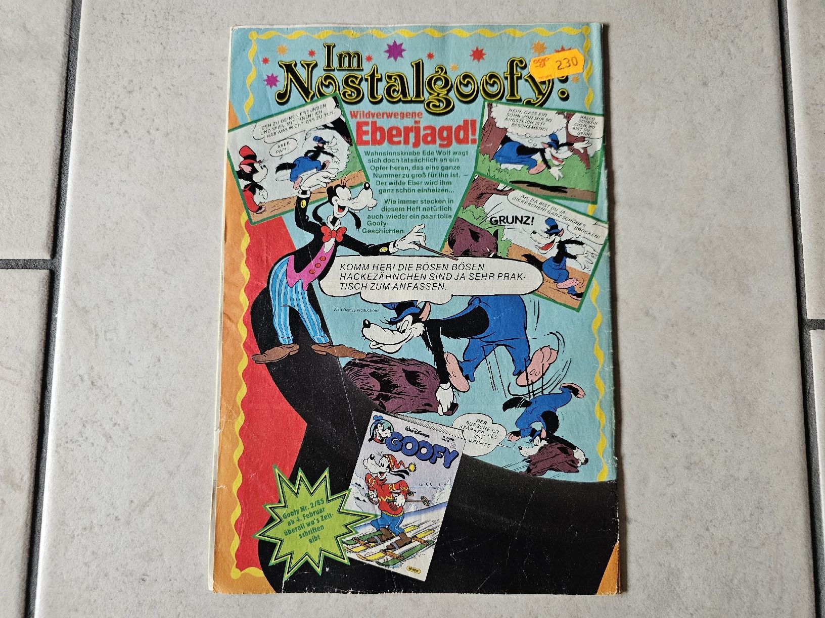 Fumetti: Goofy Comic  -  Nr. 1  /  1985 – Usato da Schneisingen venduto da backstore24 1