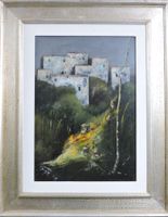 - Italienisches Gemälde - 35x50 cm