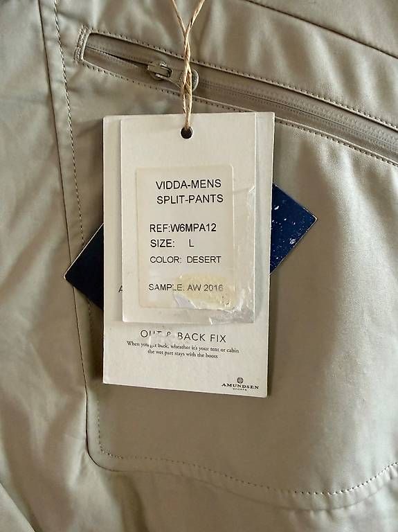 Pantaloni: Amundsen Vidda Split Pants Ventile® Herren Gr. L  Neu – Usato da Sursee venduto da pilatus.sport 3