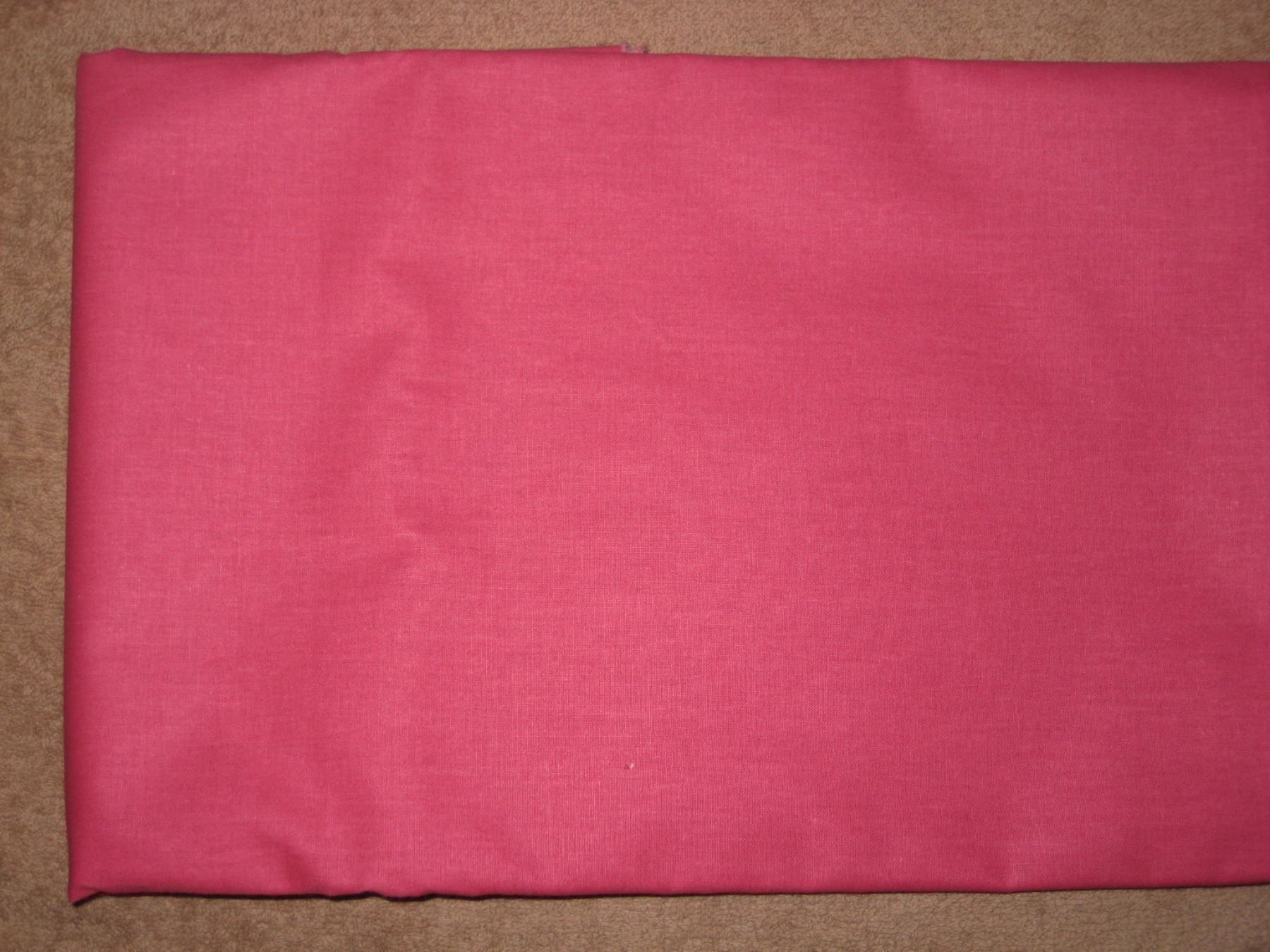 Stoffe: Baumwollstoff pink uni Reststück! – Neu und originalverpackt aus Füllinsdorf von Schlupp