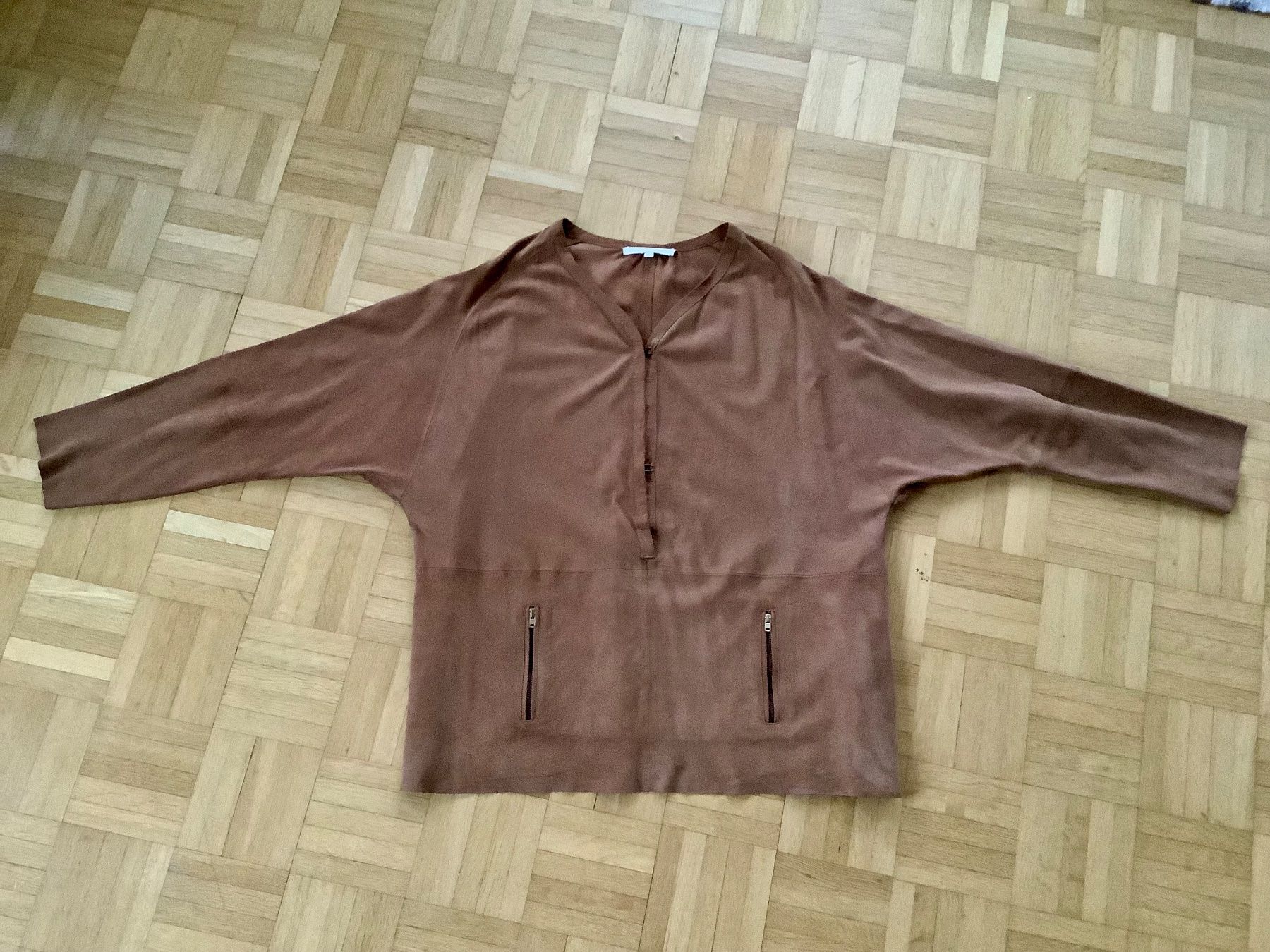 Maje Camicette: maje, Oberteil 100% echtes Wildleder, T2 S/M, Cognac – Usato da Stäfa venduto da loveforeverlove 8