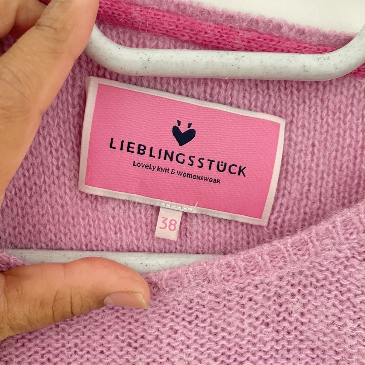 Lieblingsstück Pullover & Sweatshirts: Lieblingsstück rosa Strickpullover, Größe 38 – Neu (gemäss Beschreibung) aus Bern von dek_7bjd 2