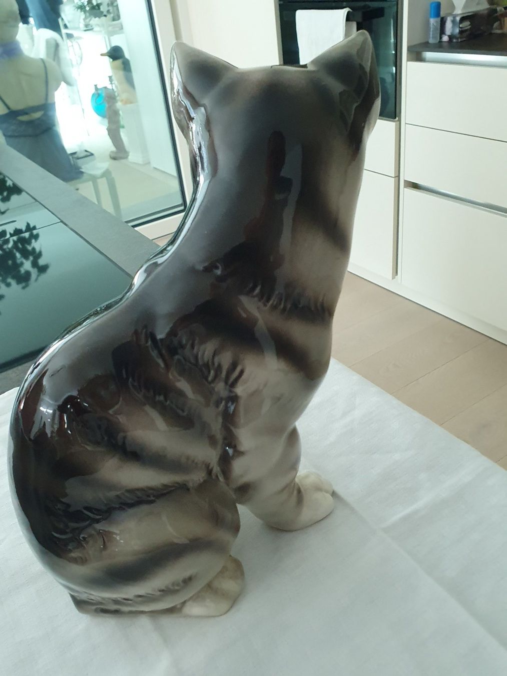 Statuette: Goebel Katze aus Porzellan – Usato da Reinach venduto da 3Guggerli 4