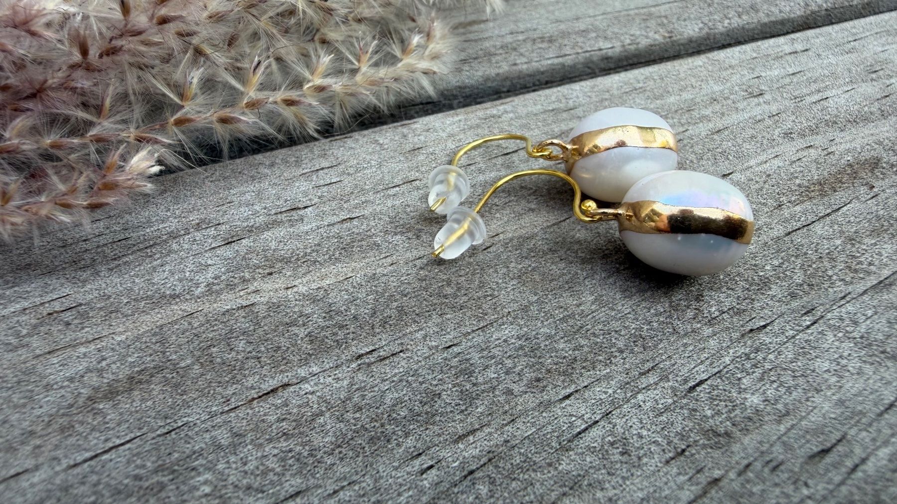 Orecchini pendenti & Orecchini a lobo: Luxuslook: 925 Silber Ohrhänger vergoldet echte Perlen – Nuovo e nell'imballaggio originale da Rombach venduto da Ivreajewels 4